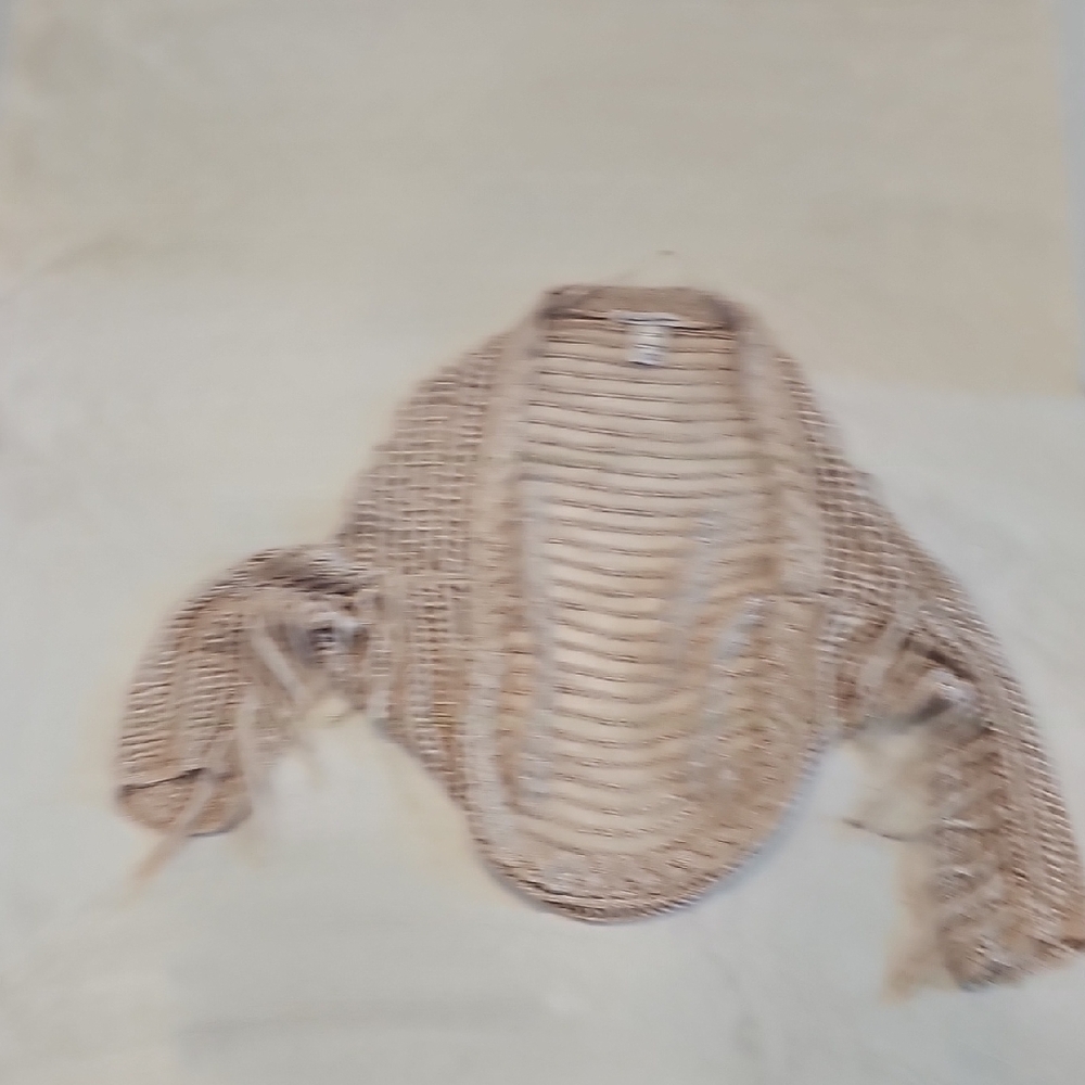 American Rag Beige Knit Poncho